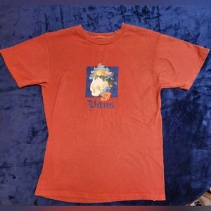 Vans Floral Skull Men's Small Short Sleeve‎ T-shirt